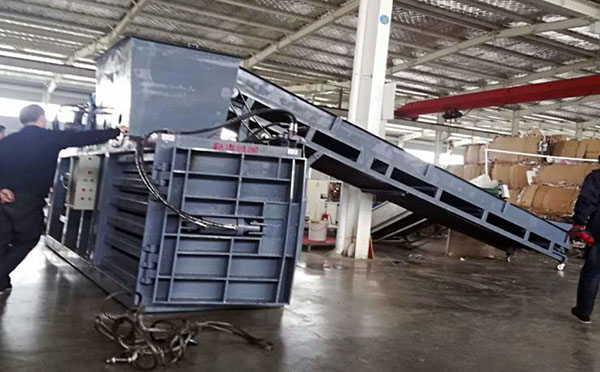 160噸臥式廢紙打包機油缸直徑